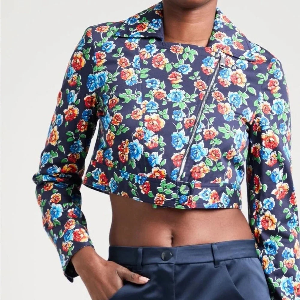 Max & Co. Floral Moto Jacket