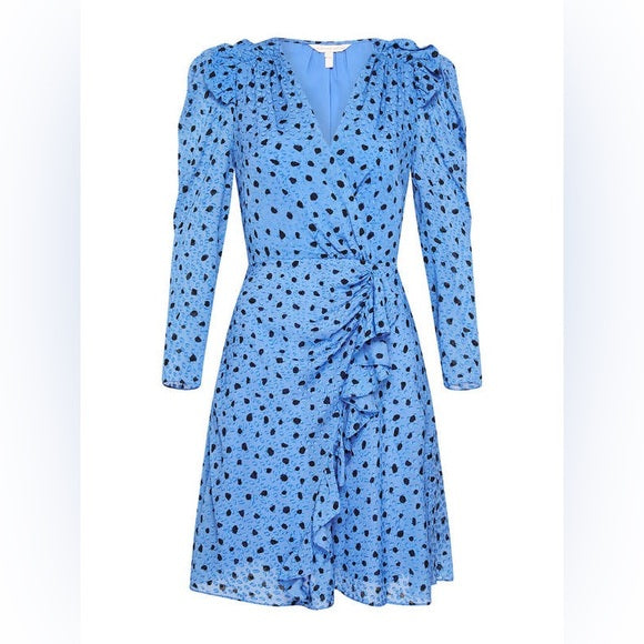 Rebecca Taylor Nova Dot Wrap Dress