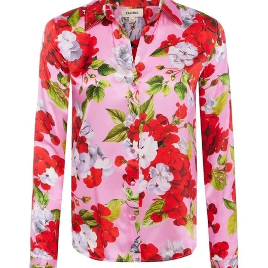 L'Agence Tyler Silk Blouse